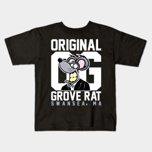 OG Grove Rat Swansea MA - Dark Kids T-Shirt